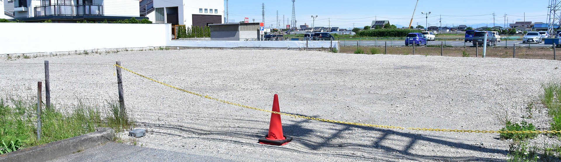 私たちは岡崎市内で「売地」と「貸地」を探しています