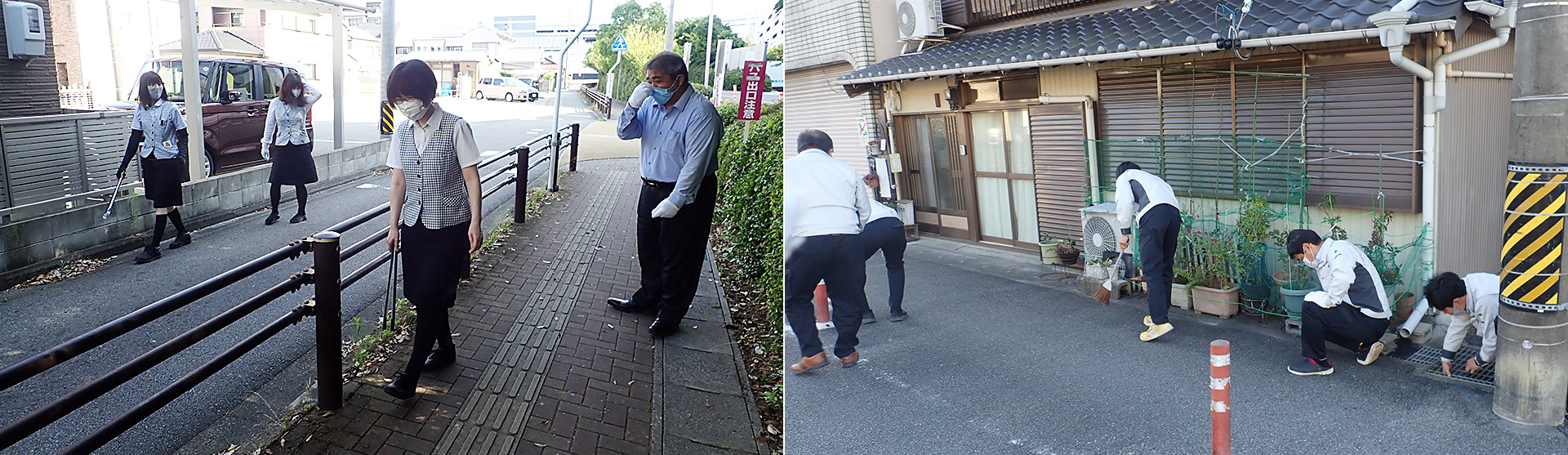 地域に感謝の気持ちを伝える奉仕活動